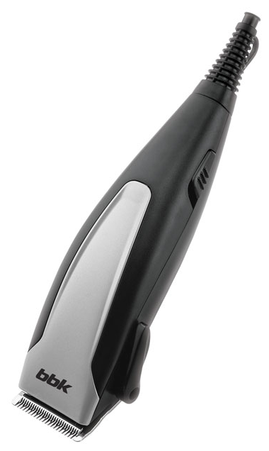 Машинка для стрижки волос BBK BHK101 черный/серый