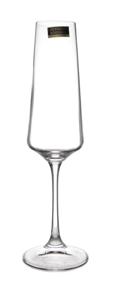 Набор бокалов для шампанского Crystalite Bohemia Corvus/naomi 160 мл (2 шт) 41562