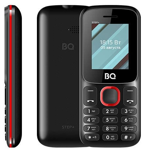 Мобильный телефон BQ 1848 Step+ Black Red