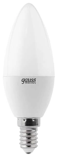 Лампа Gauss Elementary Свеча E14 12W 4100K