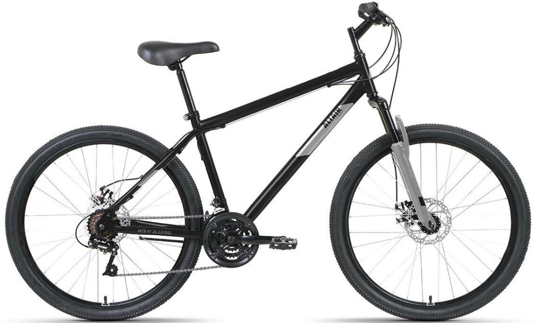 Велосипед Altair MTB HT 26 2.0 D (26" 21ск. рост 19") 2022 черный/серый