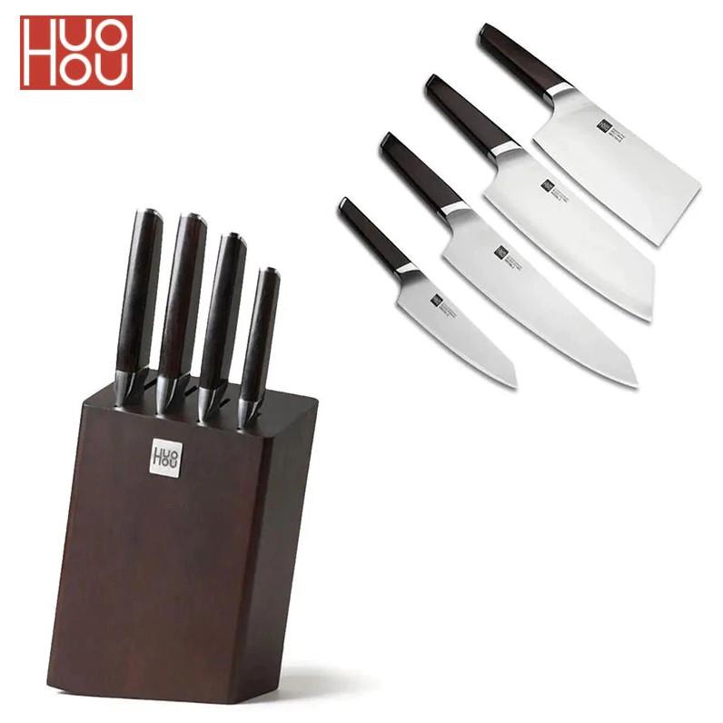 Набор кухонных ножей Xiaomi HuoHou Composite Steel Knife Set 5 предметов HU0033