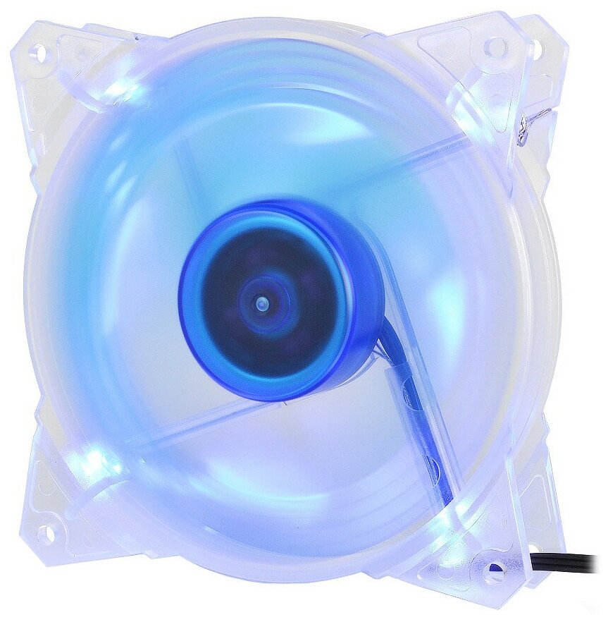 Кулер для корпуса CROWN MICRO CMCF-12025S-1211 120mm 3pin+molex Blue LED