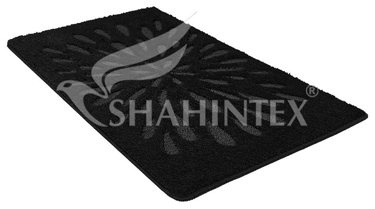 Коврик Shahintex РР Lux 50х80 черный 18 895530