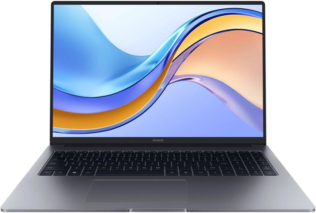 Ноутбук HONOR MagicBook X16 2024 Core i5 12450H/16Gb/512Gb SSD/UHD 48EUs/16" FHD IPS (DOS) Grey (5301AHHM)