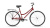 Велосипед Altair City 28 low (28" 1 ск. рост 19") 2022 темно-красный/белый