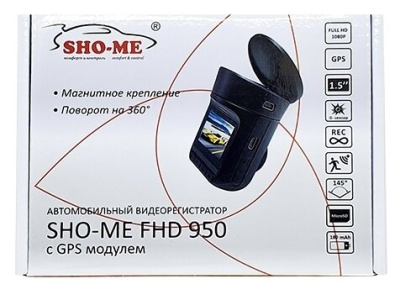 Видеорегистратор Sho-me FHD-950
