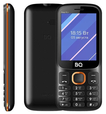 Мобильный телефон BQ 2820 Step XL+ Black+Orange