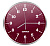 Настенные часы CENTEK СТ-7100 красный