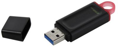 USB накопитель 64Gb USB3.2 Kingston DataTraveler Exodia Black