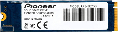 SSD M.2 512Gb Pioneer APS-SE20G-512 DRAM 2280 PCIe Gen3x4 NVMe Retail