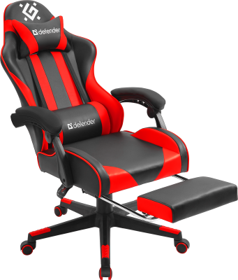 Игровое кресло Defender Rock Black/Red