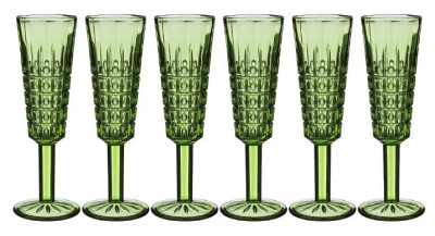 Набор бокалов для шампанского Lefard 694-007 Графика "Muza Color" 6шт 150мл