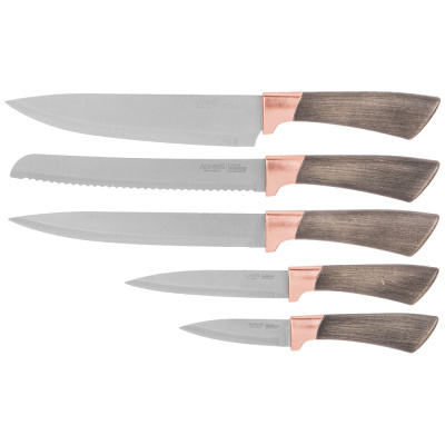 Набор кухонных ножей Agness 911-658 (6пр.) на подставке