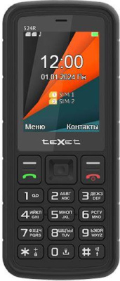Мобильный телефон teXet TM-524R Black