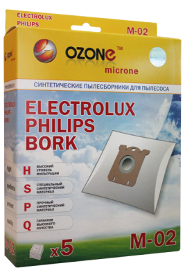 Пылесборник синтетический Ozone M-02 (S-bag)
