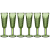 Набор бокалов для шампанского Lefard 694-007 Графика "Muza Color" 6шт 150мл