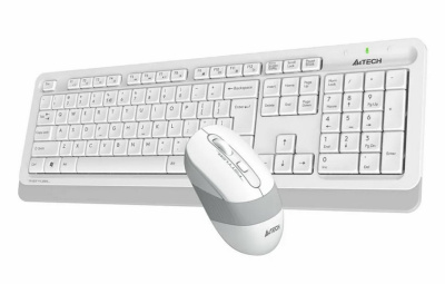 Клавиатура и мышь A4tech Fstyler F1010 (USB) White