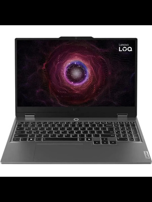 Ноутбук Lenovo LOQ 15ARP9 Ryzen 5 7235HS/16Gb/512Gb SSD/RTX 4050 6Gb/15.6" FHD IPS 144Hz (DOS) Luna Grey (83JC00LBRK)
