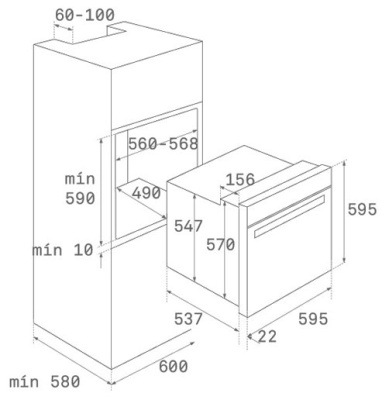Электрический духовой шкаф Teka HLB 830 STAINLESS STEEL (41560062)