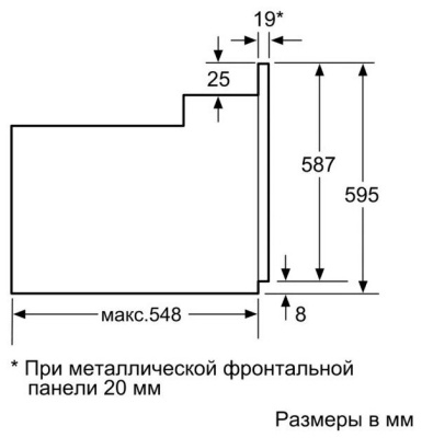 Электрический духовой шкаф Bosch HIJN10YW0R