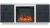 Каминокомплект Elekam: Портал ModernTV ldsp белый, графит серый с очагом Pulsar 23B