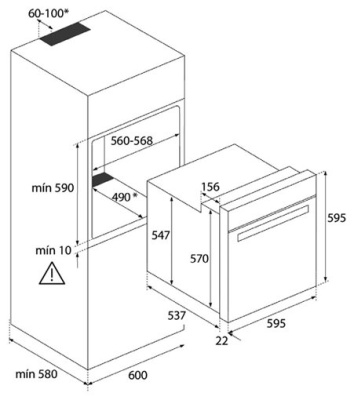 Электрический духовой шкаф Teka HBB 720 BK (41560200)