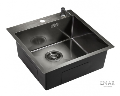 Кухонная мойка Emar EMB-117A PVD Nano Dark