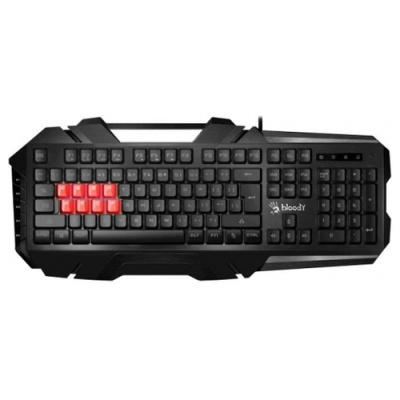 Клавиатура A4Tech Bloody B3590R Gamer LED Black-Red USB