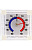 Термометр оконный "Биметаллический" квадратный ТББ в блистере