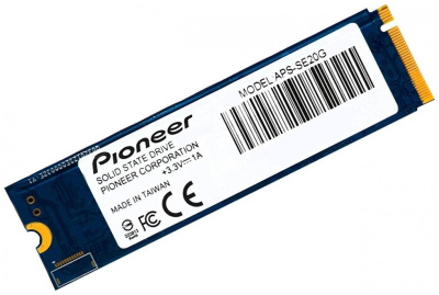 SSD M.2 256Gb Pioneer APS-SE20G-256 DRAM 2280 PCIe Gen3x4 NVMe Retail