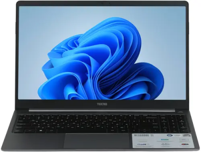 Ноутбук TECNO MegaBook T1 Ryzen 5 5560U/16Gb/1Tb SSD/Vega 6/15.6" FHD IPS (Win11) Grey