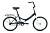 Велосипед Altair City 20 (20" 1 ск. рост 14"скл.) 2022 темно-синий/белый