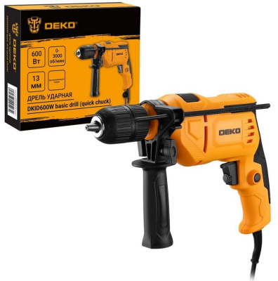 Дрель ударная DEKO DKID600W