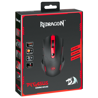 Мышь Redragon Pegasus Black USB