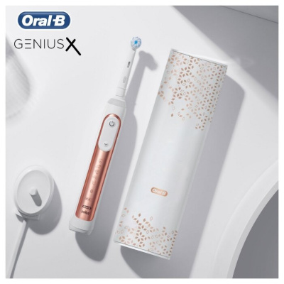 Зубная щетка Oral-B Genius X 20000/D706.546.6X Sensi Rose Gold