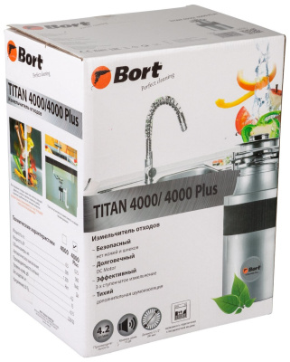 Измельчитель пищевых отходов Bort TITAN 4000 Plus