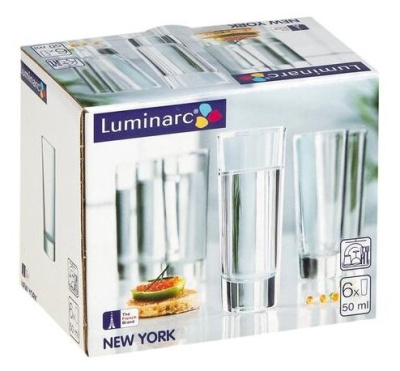 Набор стопок Luminarc New York H5018 (6шт 50мл)