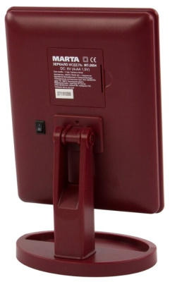 Зеркало косметическое Marta MT-2654 бордовый гранат