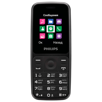 Мобильный телефон Philips Xenium E125 Black
