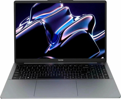 Ноутбук TECNO MegaBook K16SFA Ryzen 5 7535HS/16Gb/512Gb SSD/660M/16" FHD IPS (Win11) Grey (4894947110801)