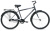 Велосипед Altair City 28 high FR (28" 1 ск. рост 19") 2022-23 темно-серый/серебристый