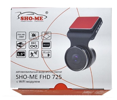 Видеорегистратор Sho-me FHD-725 WIFi