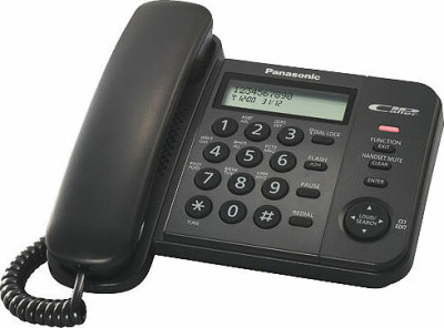 Телефон проводной Panasonic KX-TS2356RUB