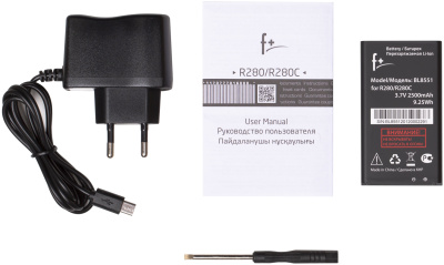 Мобильный телефон F+ R280 Black Orange