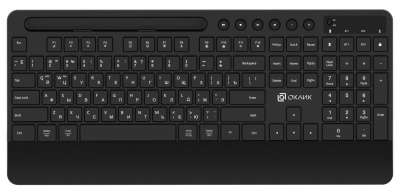 Клавиатура Oklick 865S Беспроводная (USB+BT) Black
