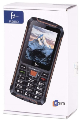 Мобильный телефон F+ R280 Black Orange
