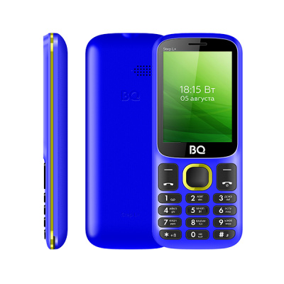 Мобильный телефон BQ 2440 Step L+ Blue+Yellow