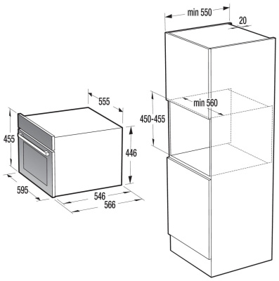 Электрический духовой шкаф Gorenje BCMS598S19X
