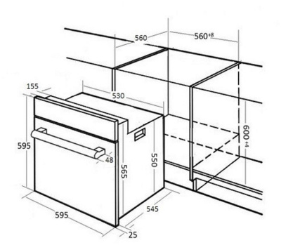 Электрический духовой шкаф Kuppersberg HO 658 W